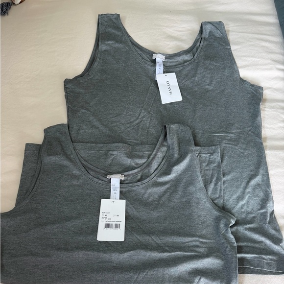 Hanro Tops - Hanro Gray Tank Tops XL